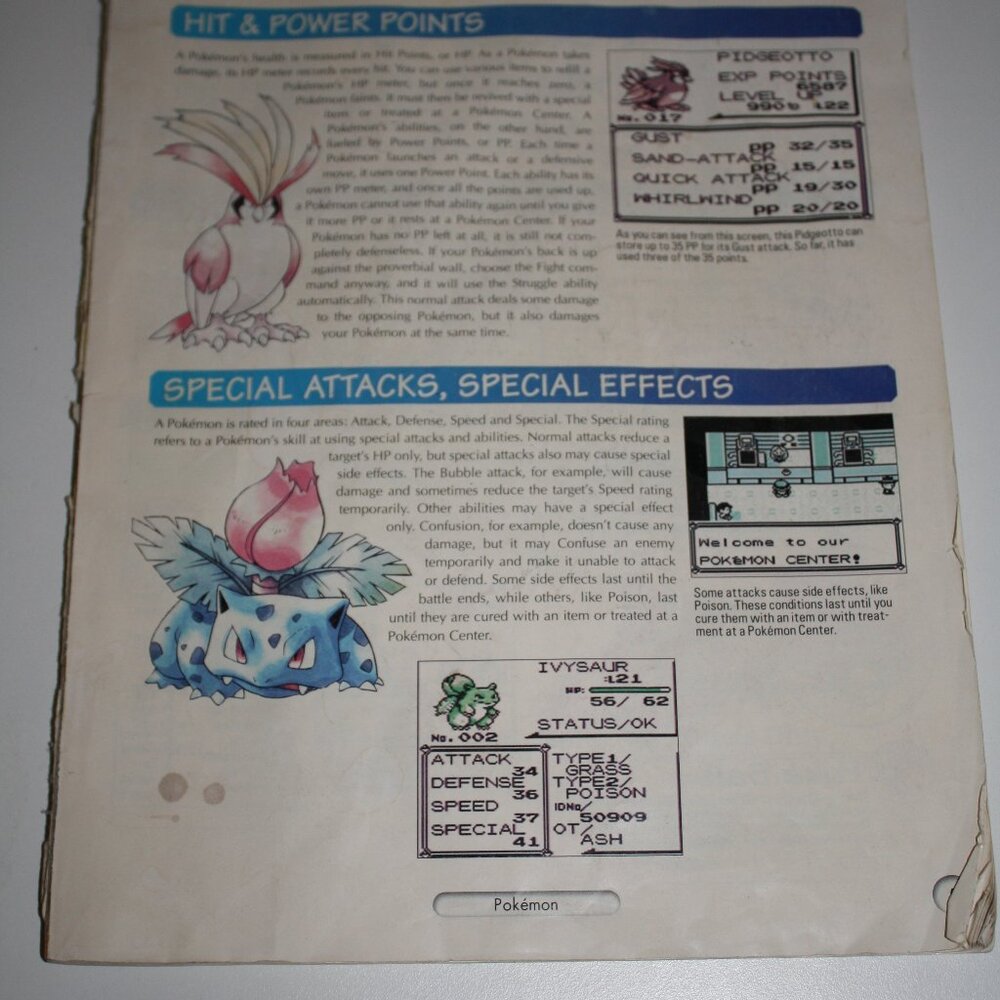 NINTENDO TRAINER GUIDE - A FEW PAGES MISSING